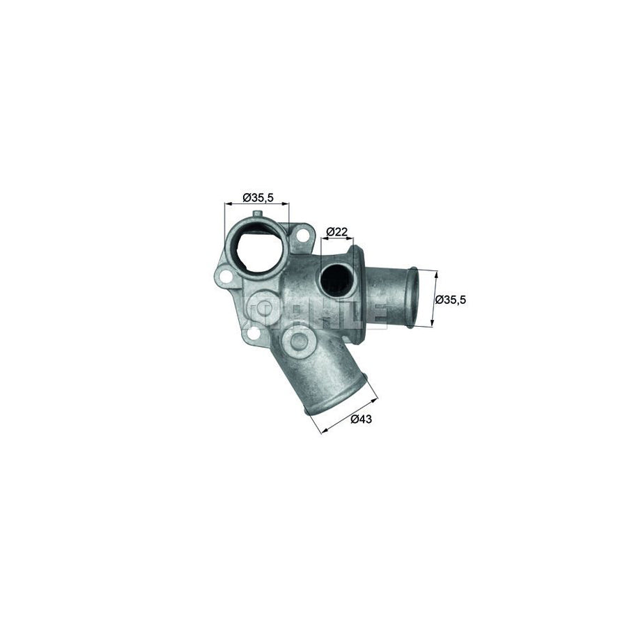 MAHLE ORIGINAL TI 115 88 Engine thermostat Opening Temperature: 88°C, with seal