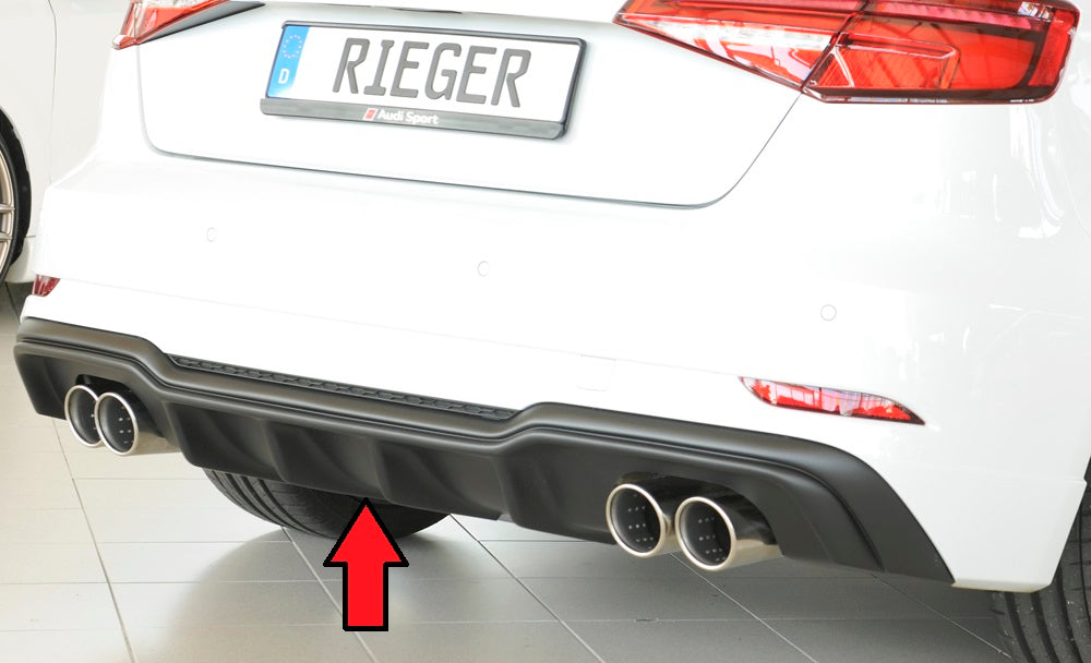 Rieger 00056822 Audi 8V A3 Rear Diffuser