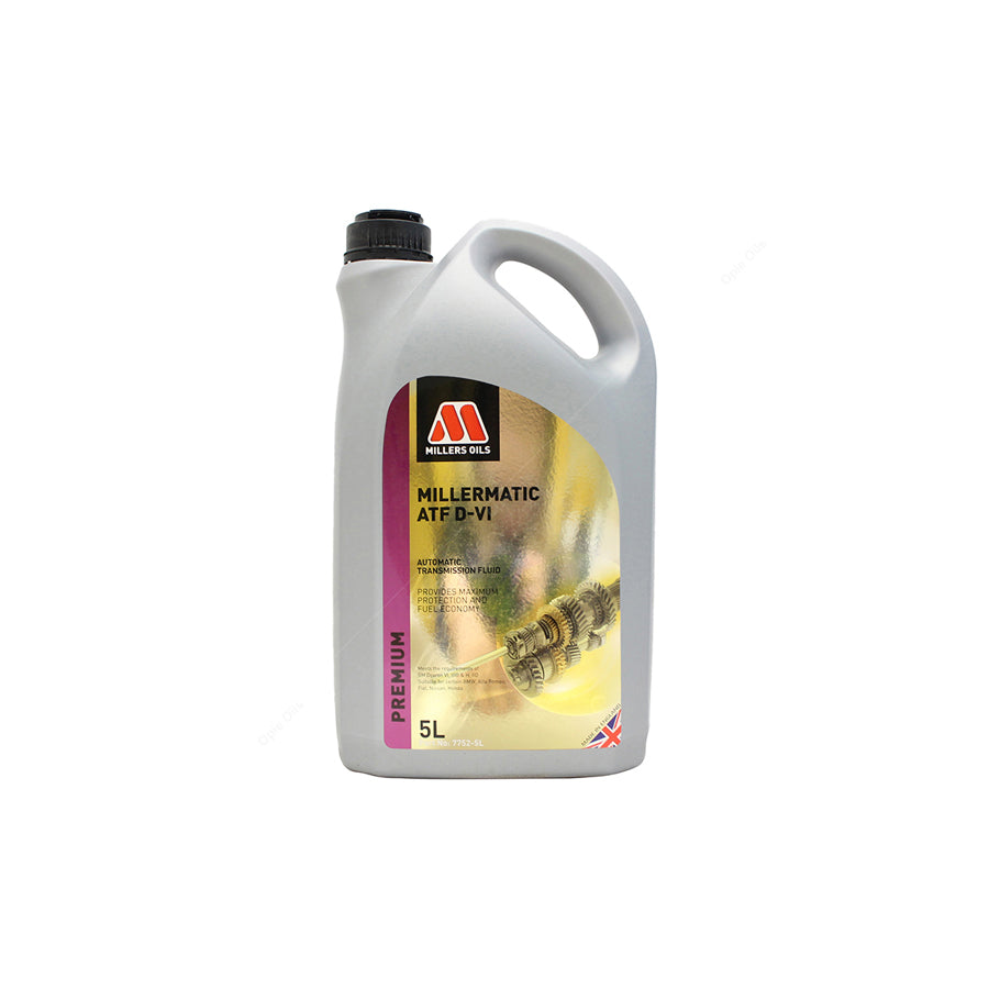 Millers Oils Millermatic ATF D-VI Automatic Transmission Fluid 5l