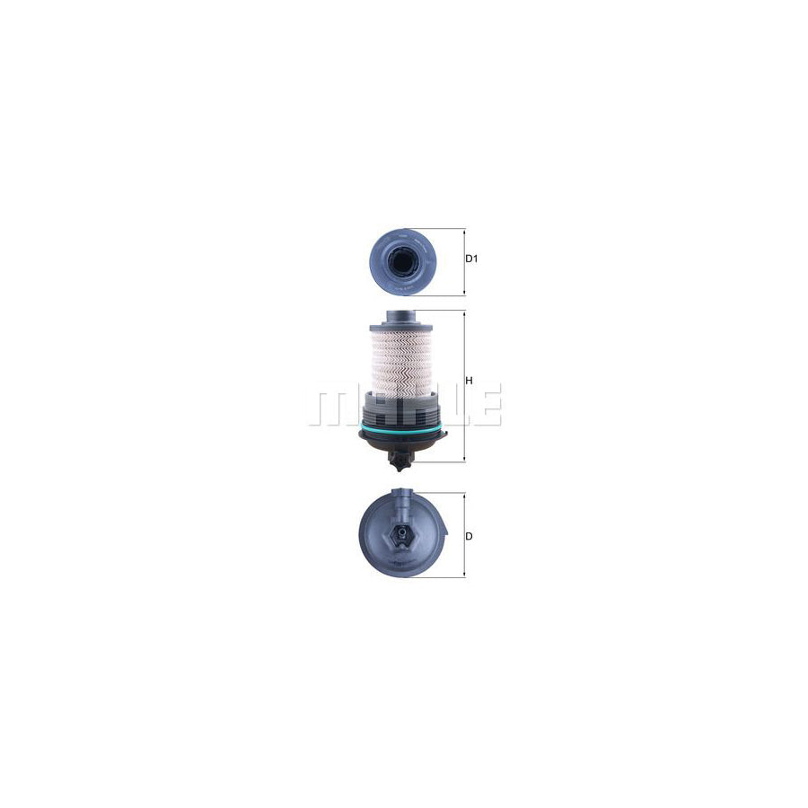 MAHLE ORIGINAL KX 532 Fuel filter Filter Insert
