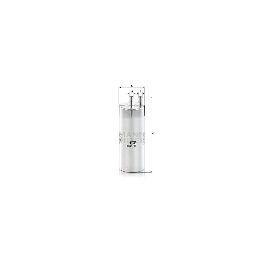 MANN-FILTER WK 7012 Fuel filter In-Line Filter