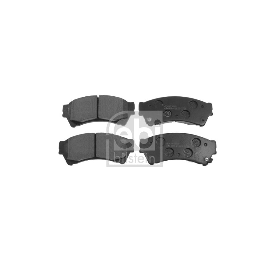 Febi Bilstein 175208 Brake Pad Set For Mazda 6 Front Axle With Acoustic Wear Warning