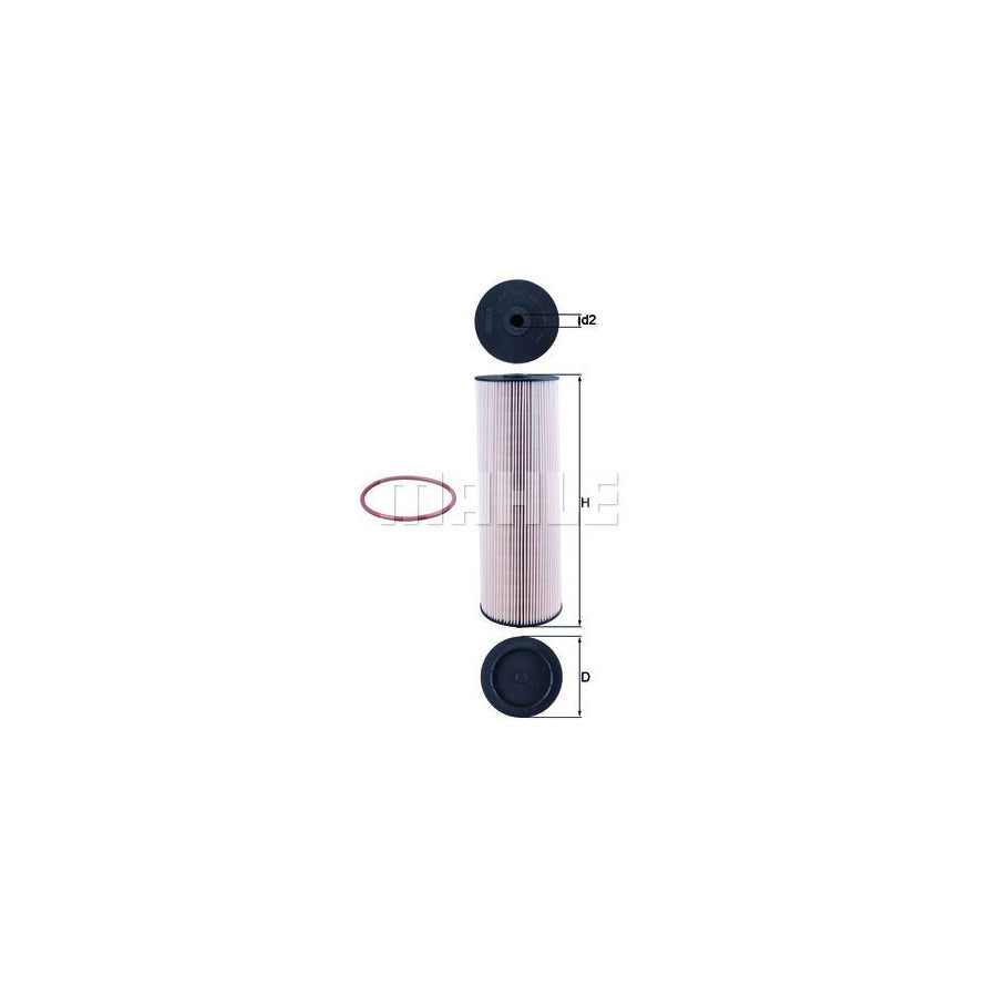 MAHLE ORIGINAL KX 514D Fuel filter Filter Insert