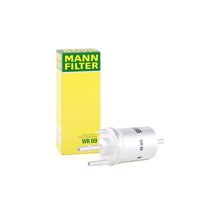 MANN-FILTER WK 69 Fuel filter In-Line Filter, with integrated pressure regulator