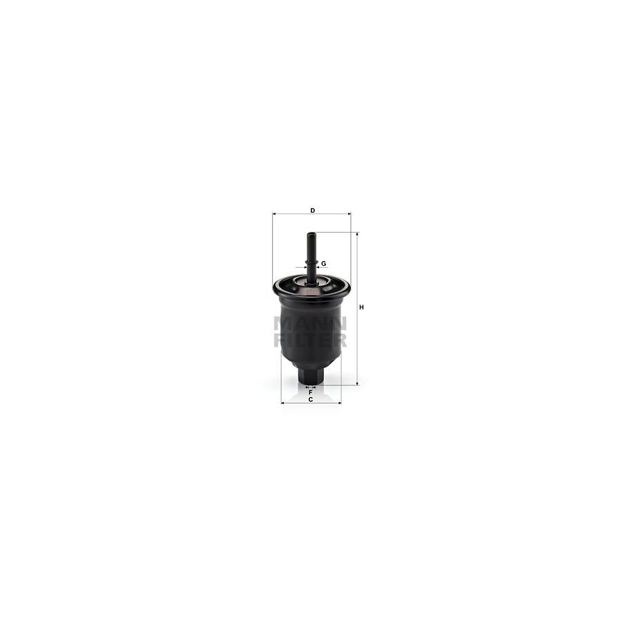 MANN-FILTER WK 68/83 Fuel filter for MITSUBISHI GALANT In-Line Filter