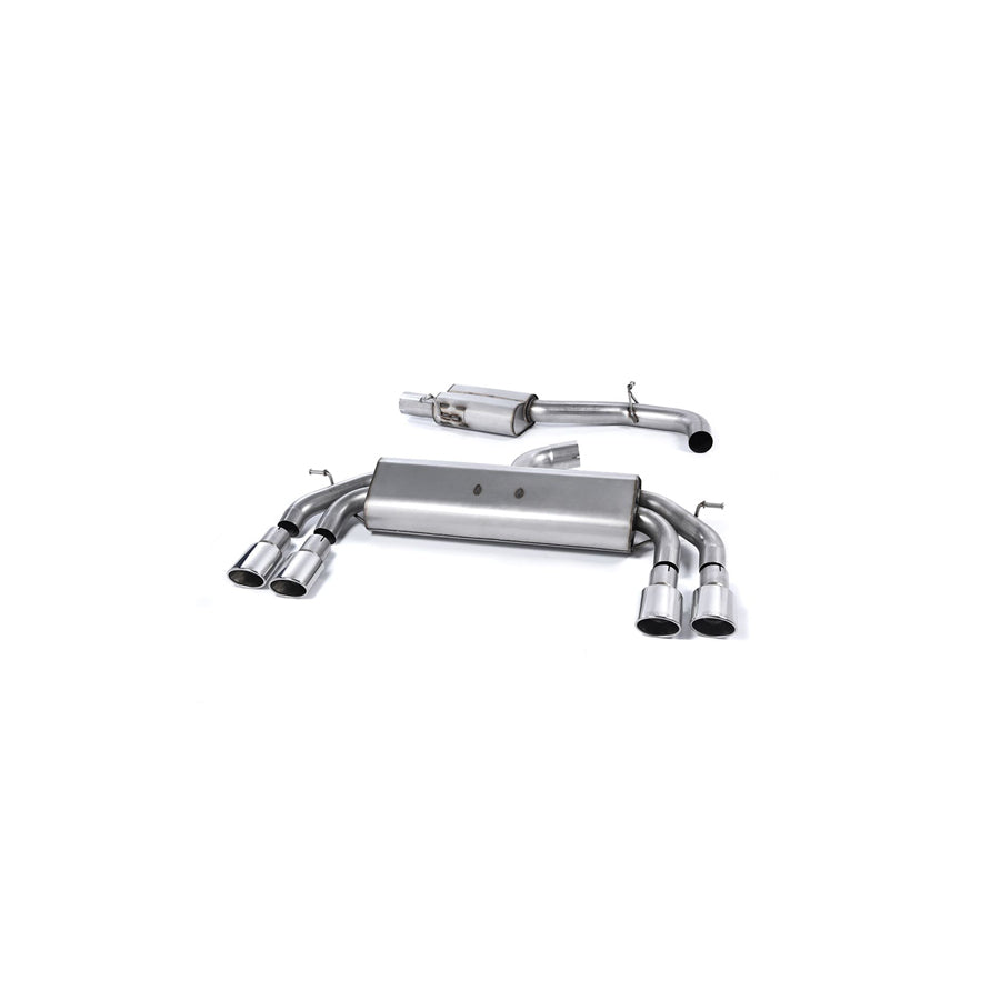 MillTek Audi 8V S3 Resonated Non-Valved Cat-Back Exhaust (Sportback)