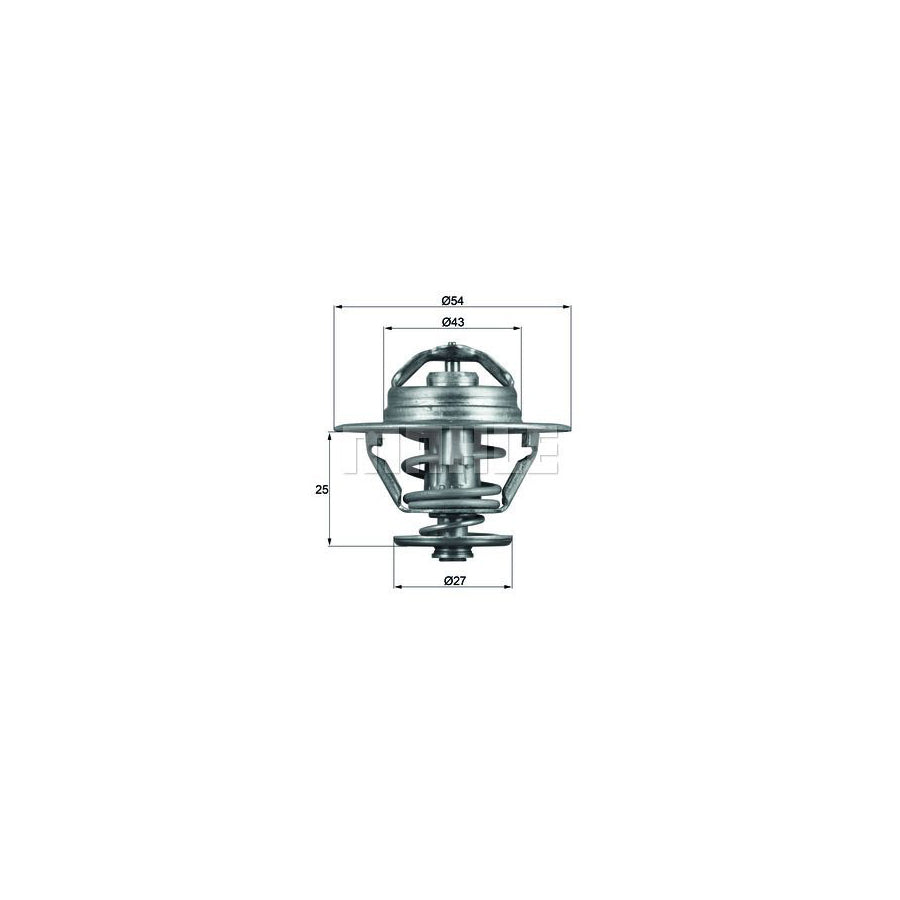 MAHLE ORIGINAL TX 93 83D Engine thermostat Opening Temperature: 83°C, with seal