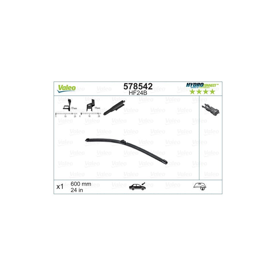 Valeo 578542 Wiper Blade | Duco Car Parts UK Car Parts