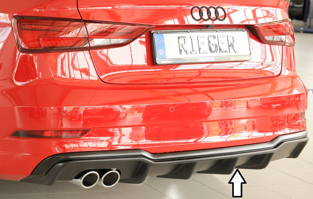 Rieger 00056824 Audi 8V A3 Rear Diffuser