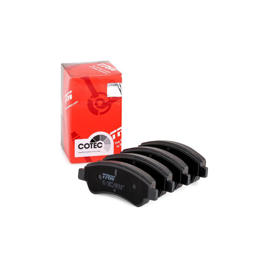 TRW Cotec Gdb1463 Brake Pad Set Not Prepared For Wear Indicator With Brake Caliper Screws With Accessories