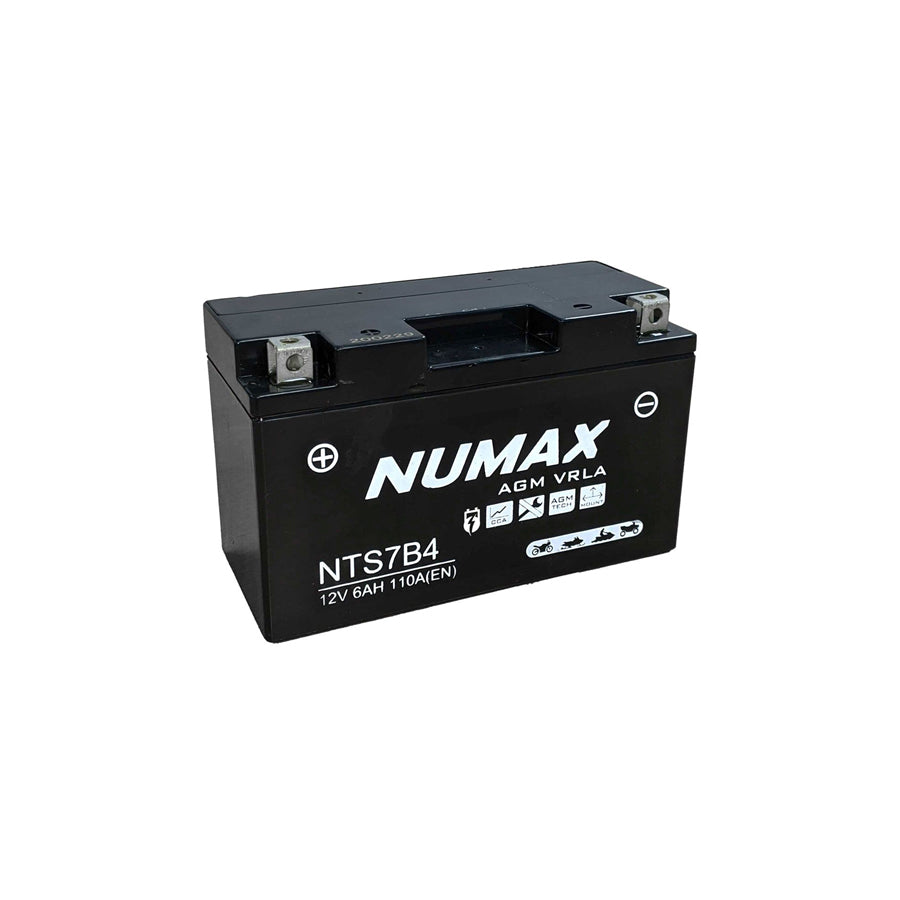 Numax YT7B-BS Motorbike Battery YT7B-4 NTS7B4