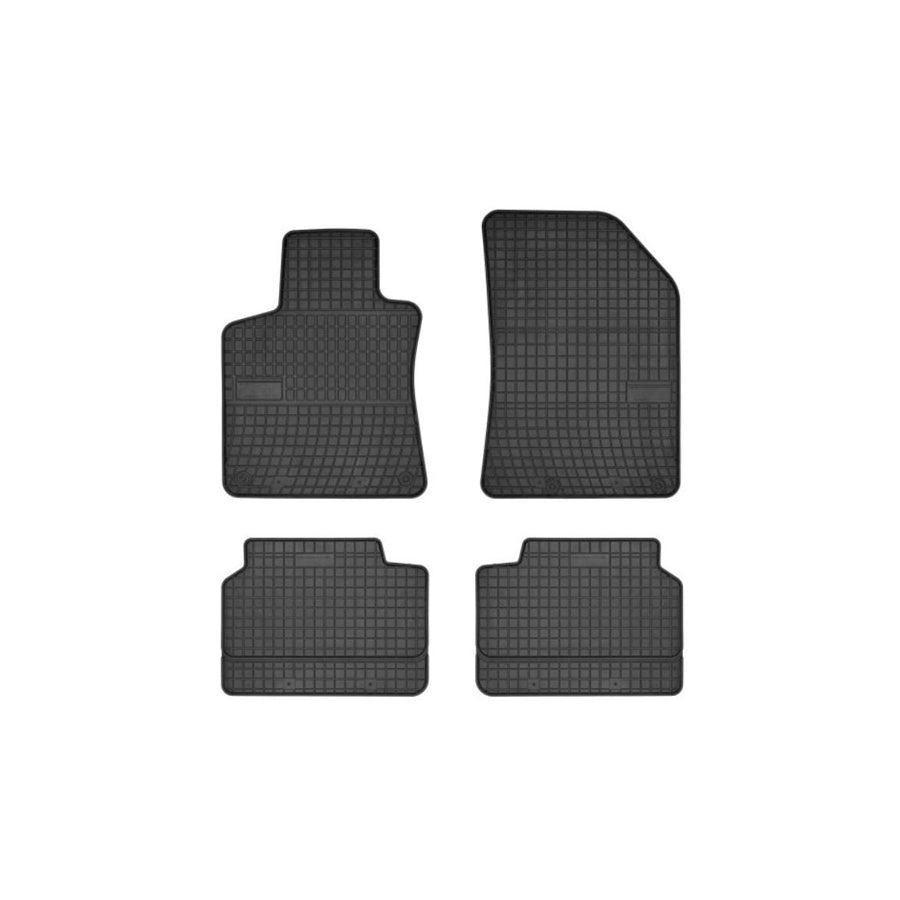FROGUM Tailored 0646 Floor mat set for PEUGEOT 308 II Hatchback Elastomer, Front and Rear, Quantity: 4, Black, (LHD)