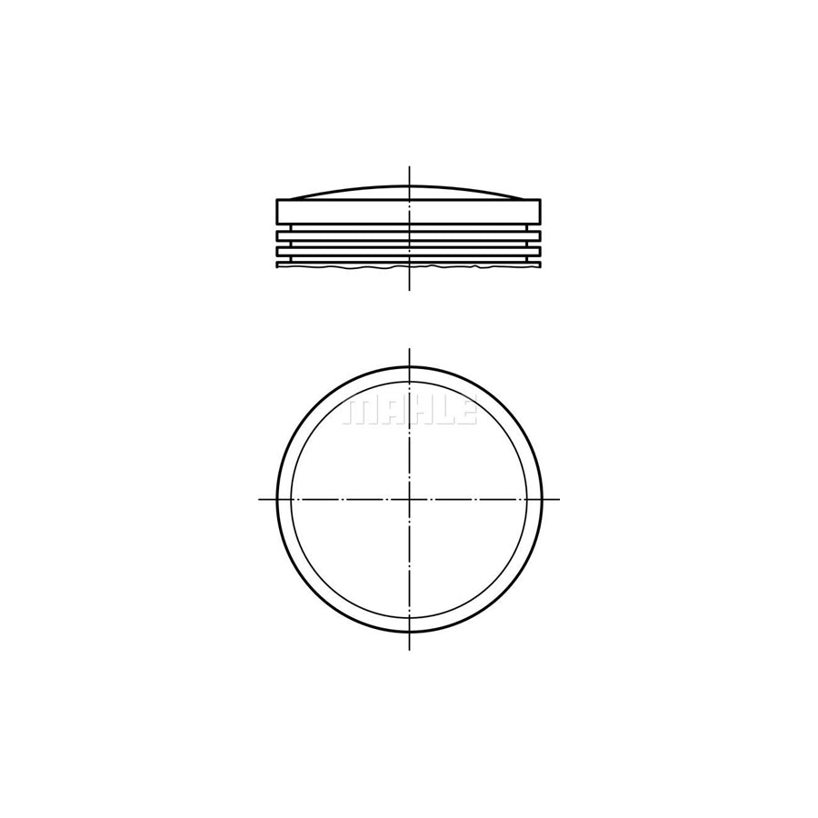 MAHLE ORIGINAL 029 50 01 Piston 77,50 mm