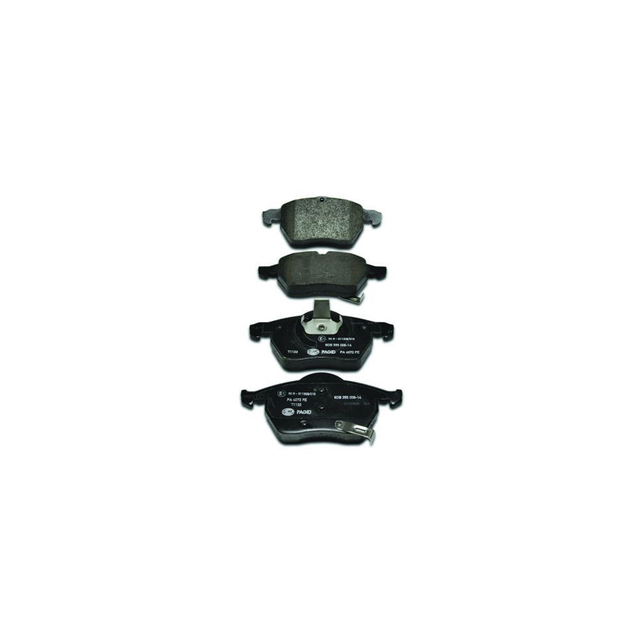 Hella 8DB 355 008 141 Brake Pad Set With Acoustic Wear Warning
