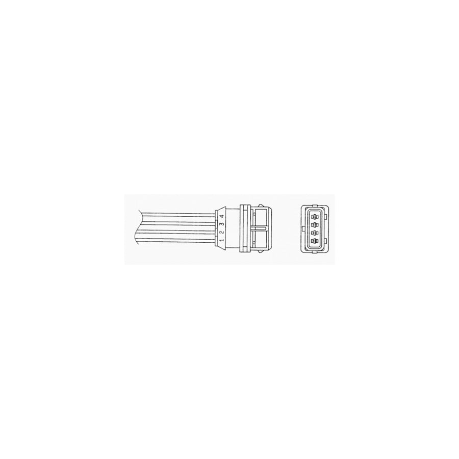NTK Lambda Sensor / O2 Sensor (NGK 1785) - OTA4N-5D1