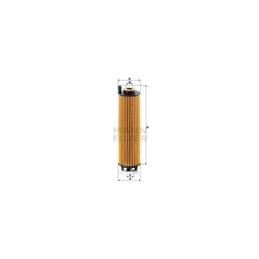 MANN-FILTER HU 6028 z Oil Filter with seal, Filter Insert
