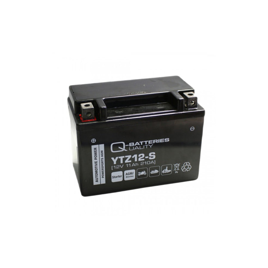 Q-Batteries Qbatteries Motorcycle battery YTZ12S 51121 AGM 12V 11Ah 210A