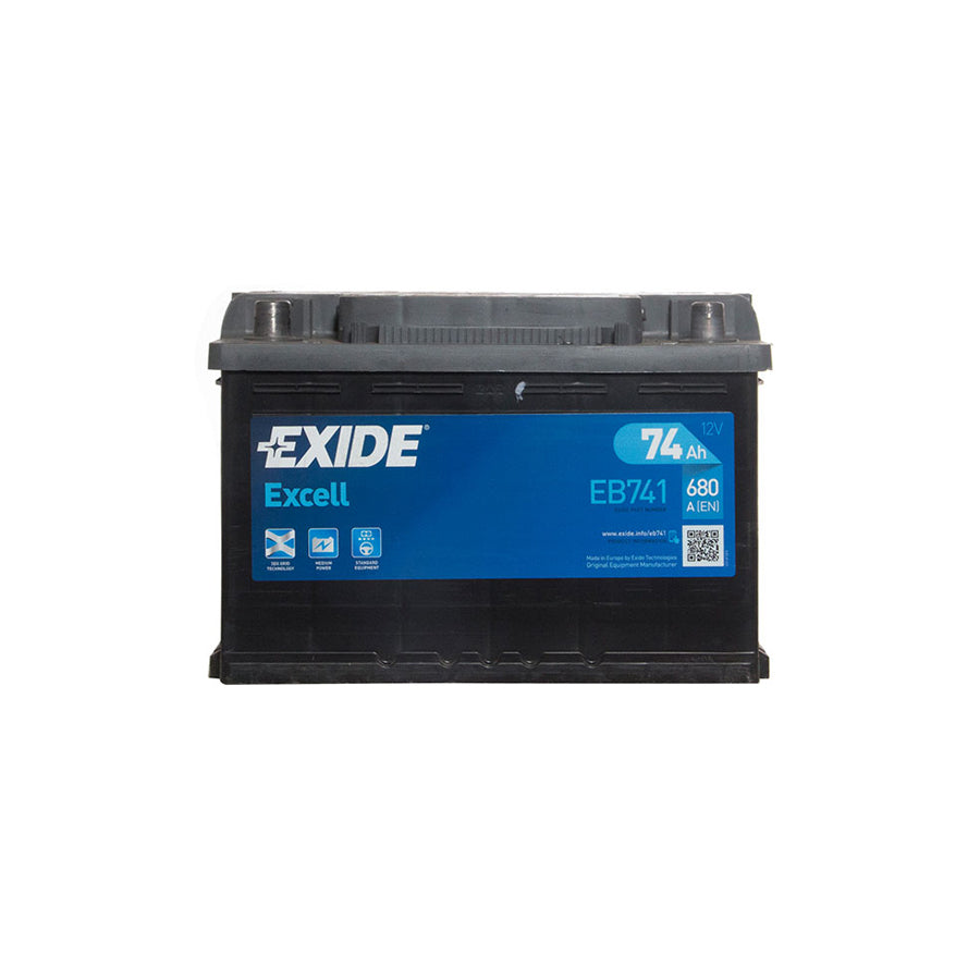 Exide Excell 082 Car Battery - 3 Year Guarantee