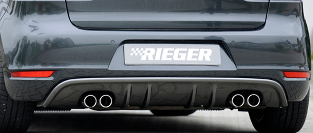Rieger 00099139 VW Mk6 Golf GTD Rear Diffuser