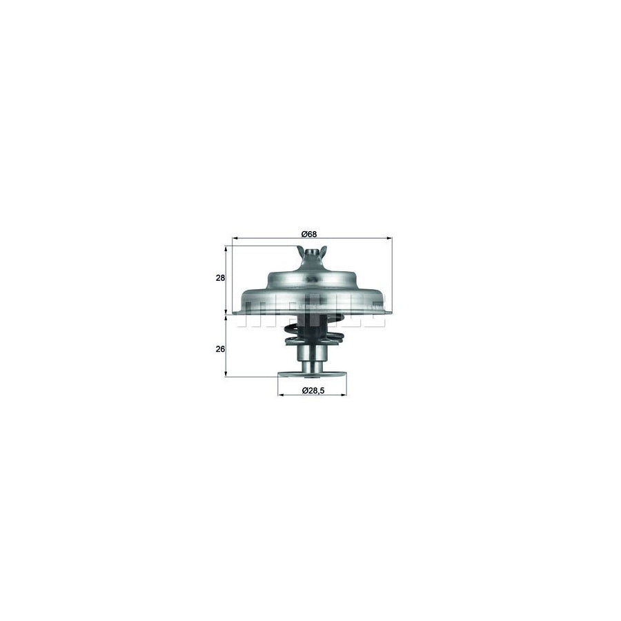 MAHLE ORIGINAL TX 75 80D Engine thermostat Opening Temperature: 80°C, with seal