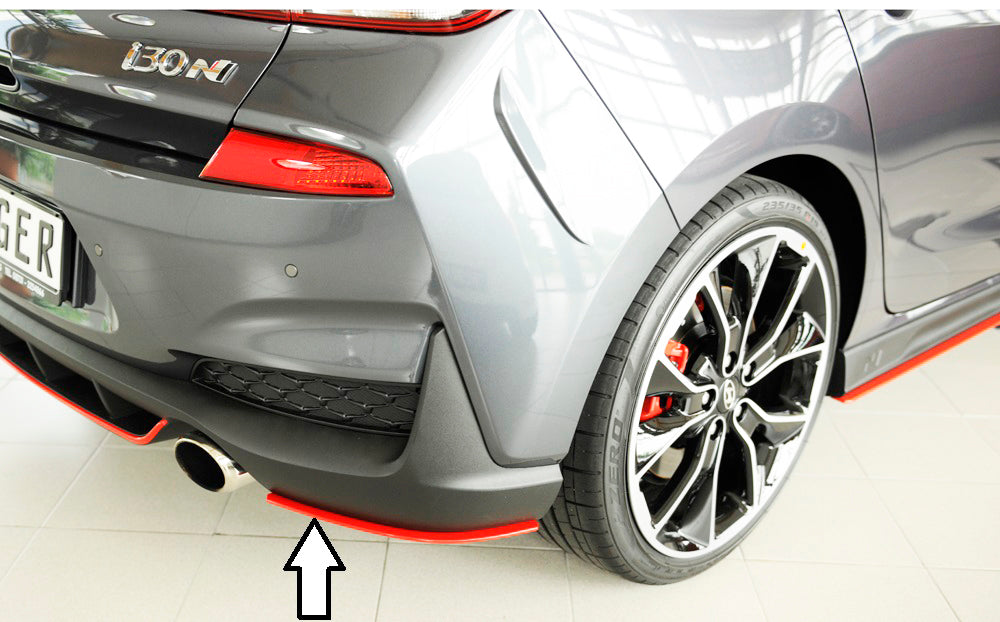 Rieger 00076004 Hyundai Right Rear Side Splitter (i30 N-Performance & i30 N)