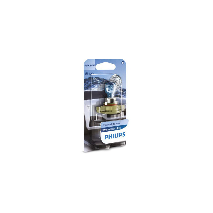 PHILIPS 12276WVUB1 Bulb, indicator 12V 24W, PSX24W, PG20/7