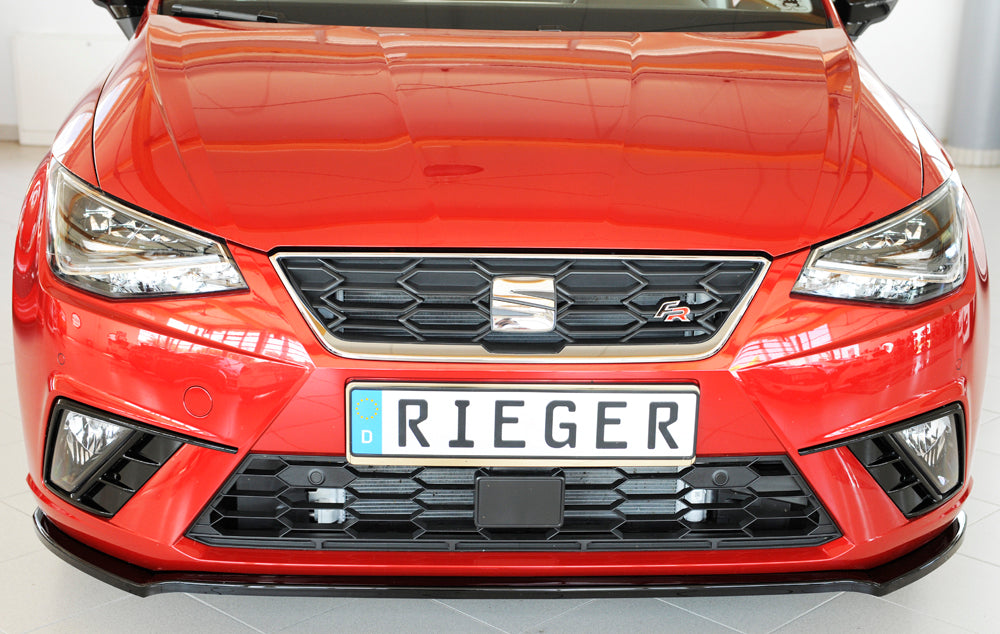 Rieger 00088165 SEAT KJ Front Splitter (Ibiza FR & Ibiza) - Glossy Black