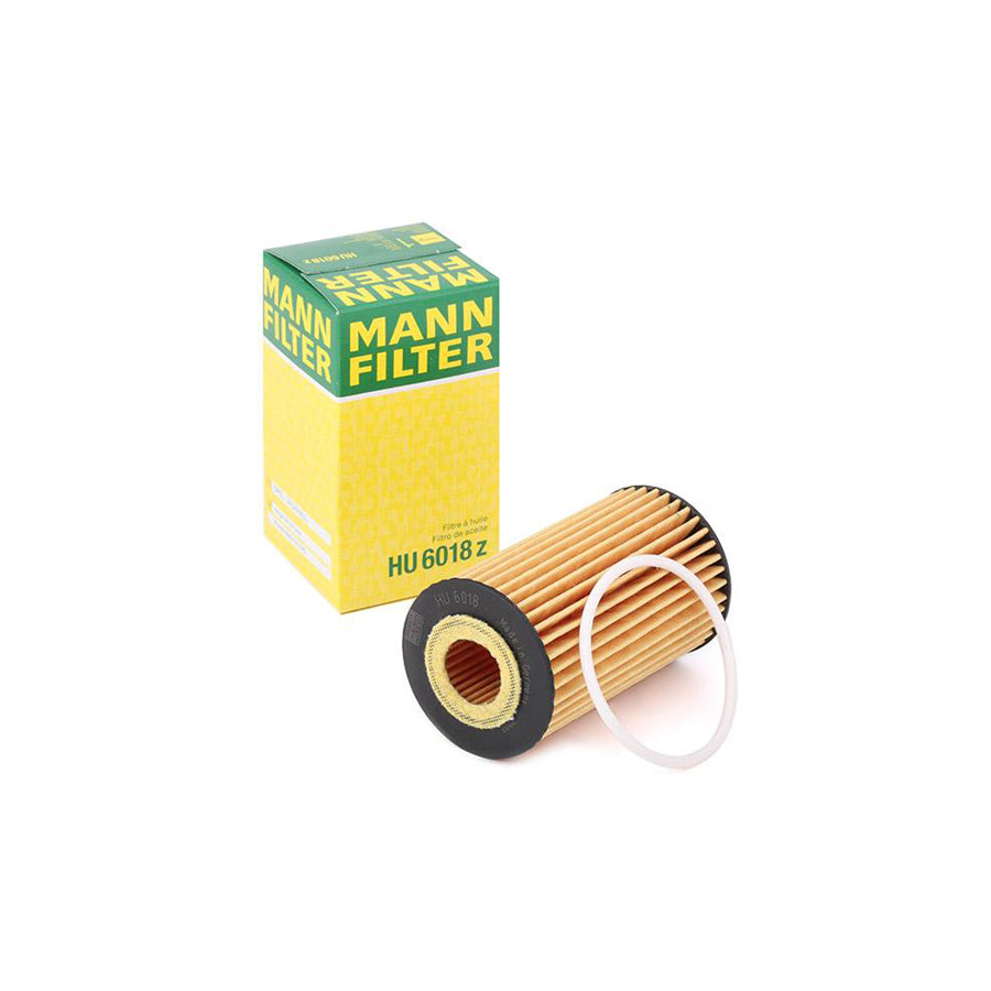 MANN-FILTER HU 6018 z Oil Filter with seal, Filter Insert