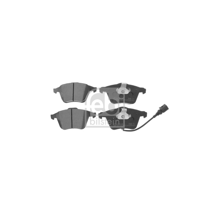 Febi Bilstein 16796 Brake Pad Set Front Axle Incl Wear Warning Contact