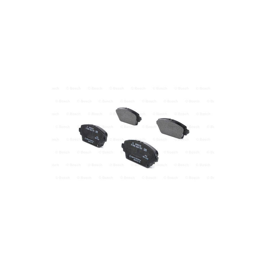 Bosch 0986424791 Brake Pad Set With Anti Squeak Plate BP932