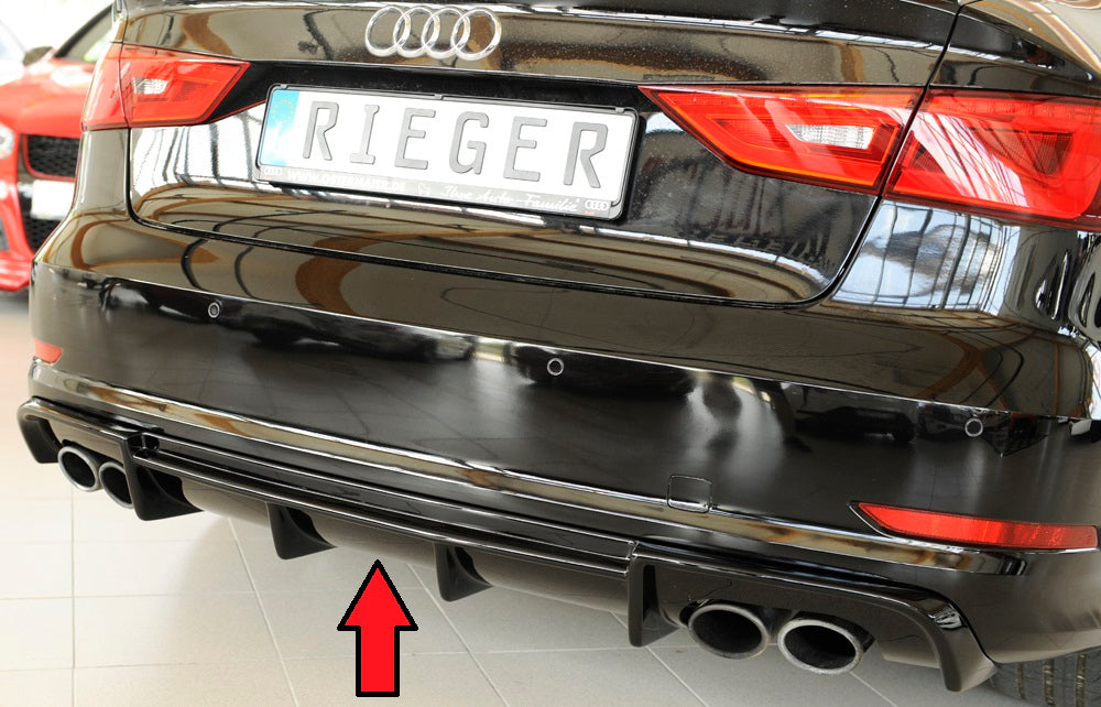 Rieger 00088164 Audi 8V S3 Rear Diffuser