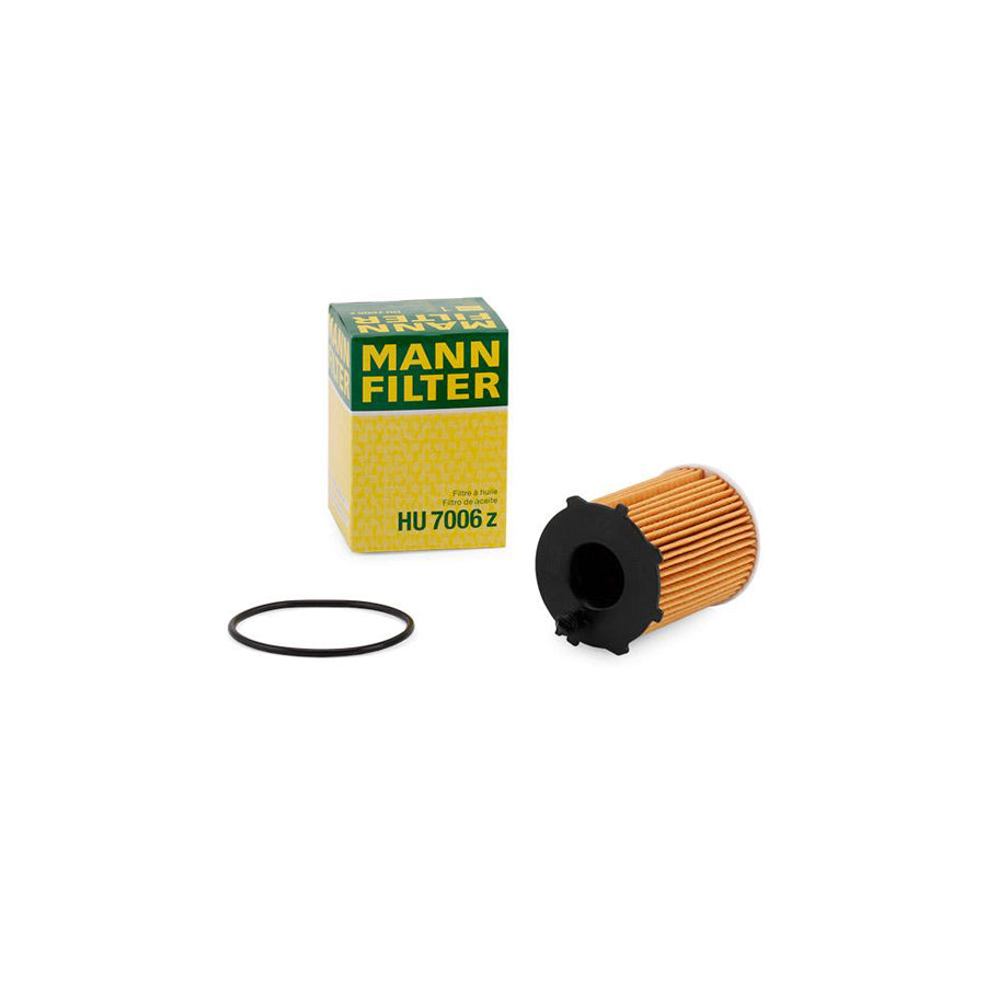 MANN-FILTER HU 7006 z Oil Filter with seal, Filter Insert