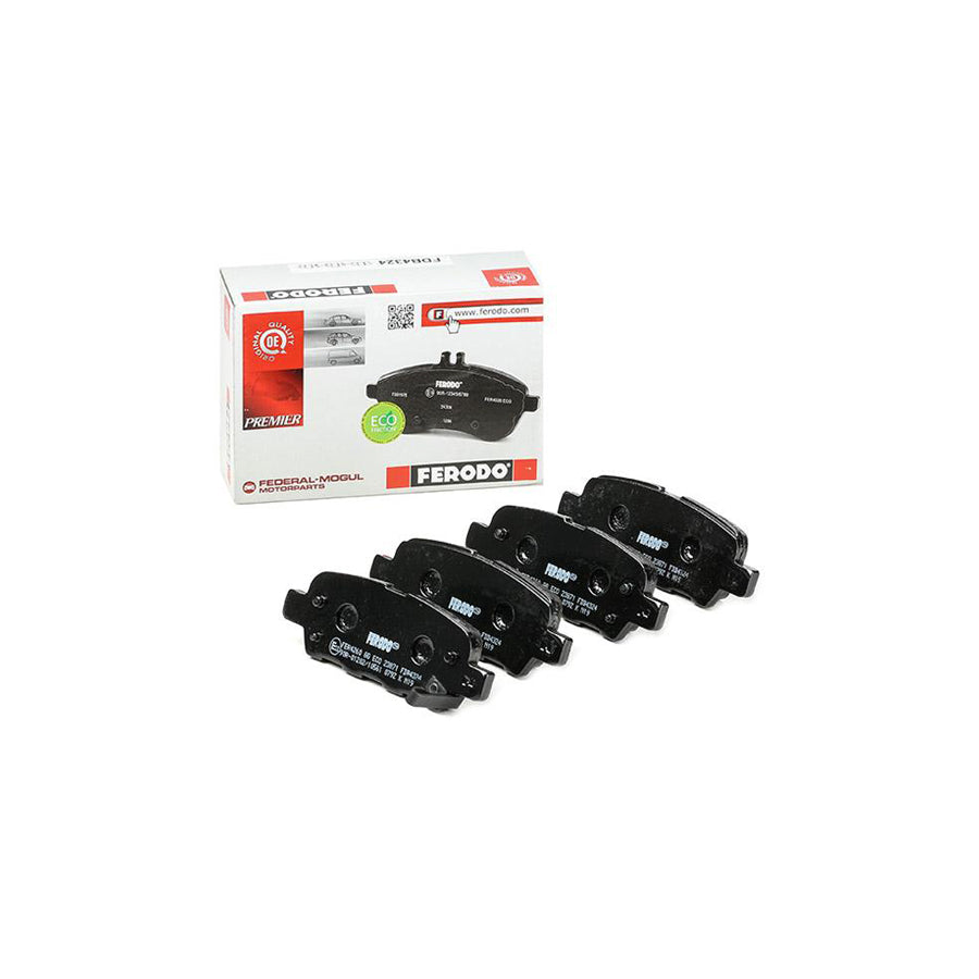Ferodo Premier Eco Friction Fdb4324 Brake Pad Set With Acoustic Wear Warning Without Accessories