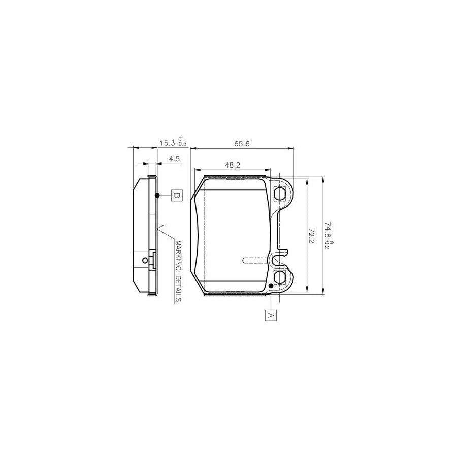 Bosch 0986Tb2053 Brake Pad Set Suitable For Mercedes Benz Ml Class W163 Excl Wear Warning Contact