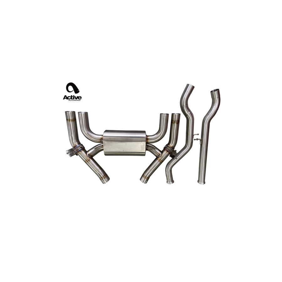 Active Autowerke BMW F87 LCI M2 Competition Valved Rear Axle-Back Exhaust