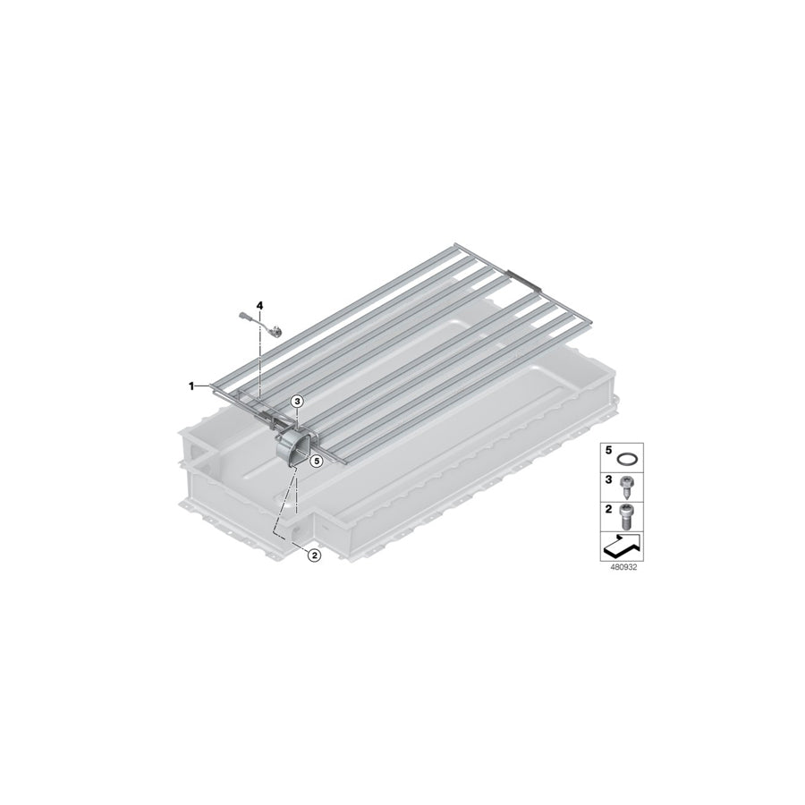 Genuine BMW 61277629407 Cooler For High-Voltage Battery (Inc. i3 94Ah Rex, i3 94Ah & i3 60Ah Rex) | Duco Car Parts UK Car Parts