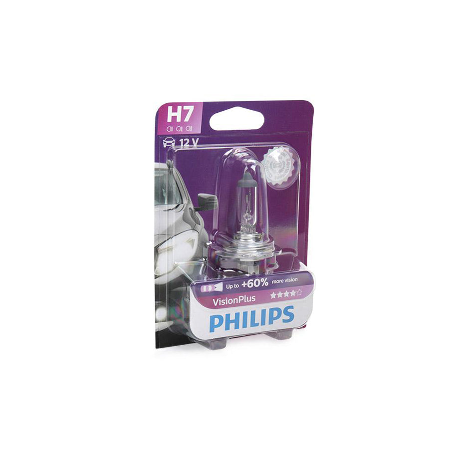 PHILIPS VisionPlus 12972VPB1 Bulb, spotlight H7 12V 55W PX26d 3000K Halogen