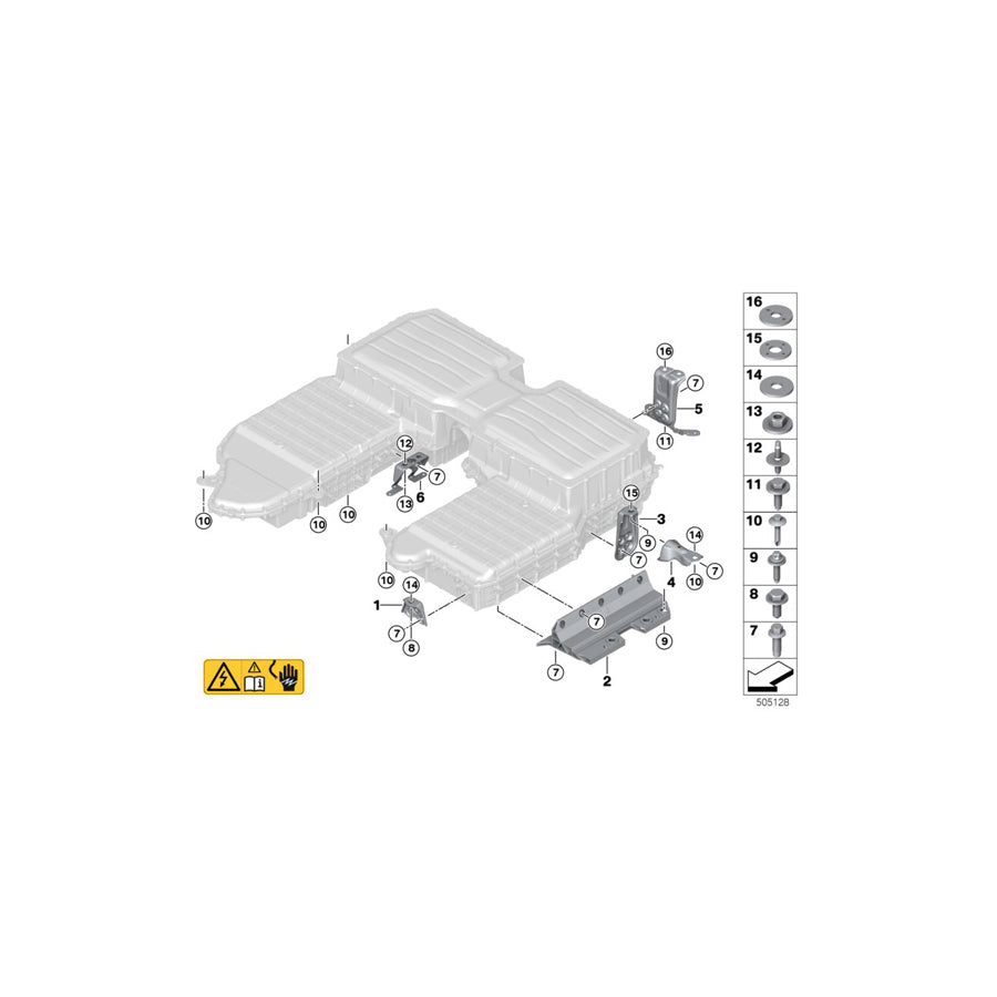 Genuine BMW 61258689187 G05 Bracket, Side, Rear (Inc. X5 45eX) | Duco Car Parts UK Car Parts