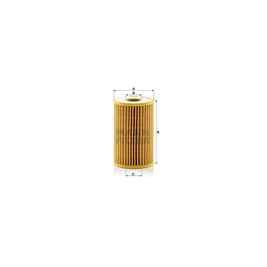 MANN-FILTER HU 7001 x Oil Filter with seal, Filter Insert