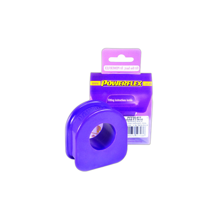 Powerflex PFF66-411 Saab Steering Rack Mounting Round Type (Inc. 900 & 9-3) | Duco Car Parts UK Car Parts