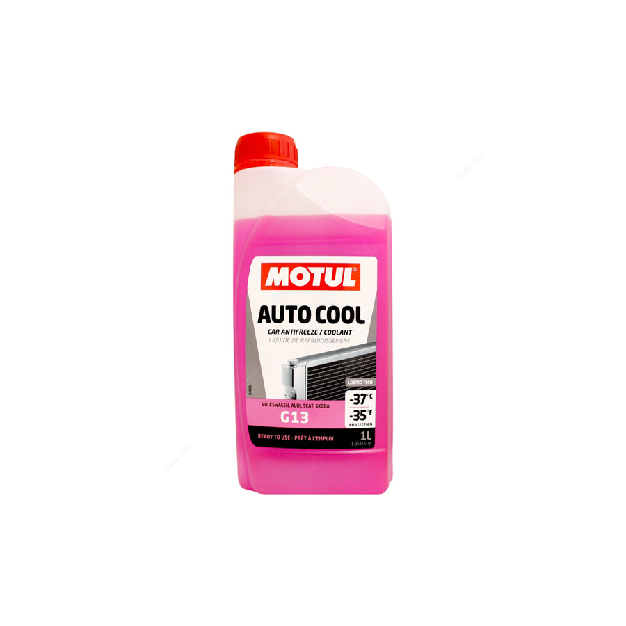 Motul Auto Cool G13 -37C VW Car Antifreeze Coolant - Ready To Use 1l