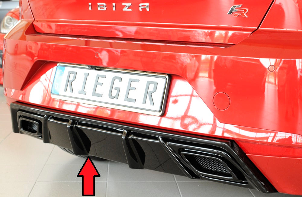 Rieger 00088166 SEAT KJ Rear Diffuser (Ibiza FR & Ibiza)