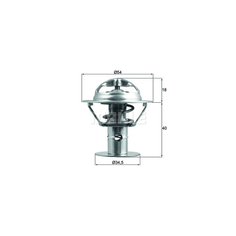 MAHLE ORIGINAL TX 180 86D Engine thermostat Opening Temperature: 86°C, with seal