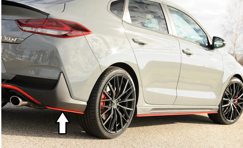 Rieger 00076008 Hyundai Right Rear Side Splitter (i30 N-Performance & i30 N)