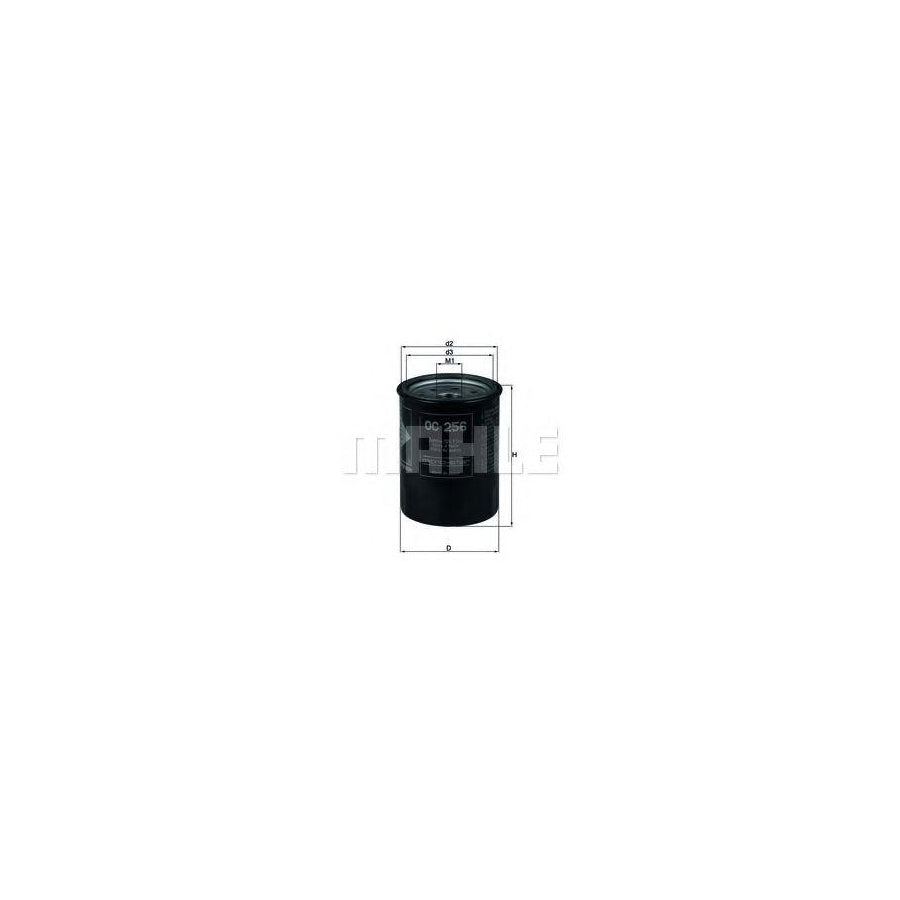MAHLE ORIGINAL OC 256 Oil Filter Spin-on Filter