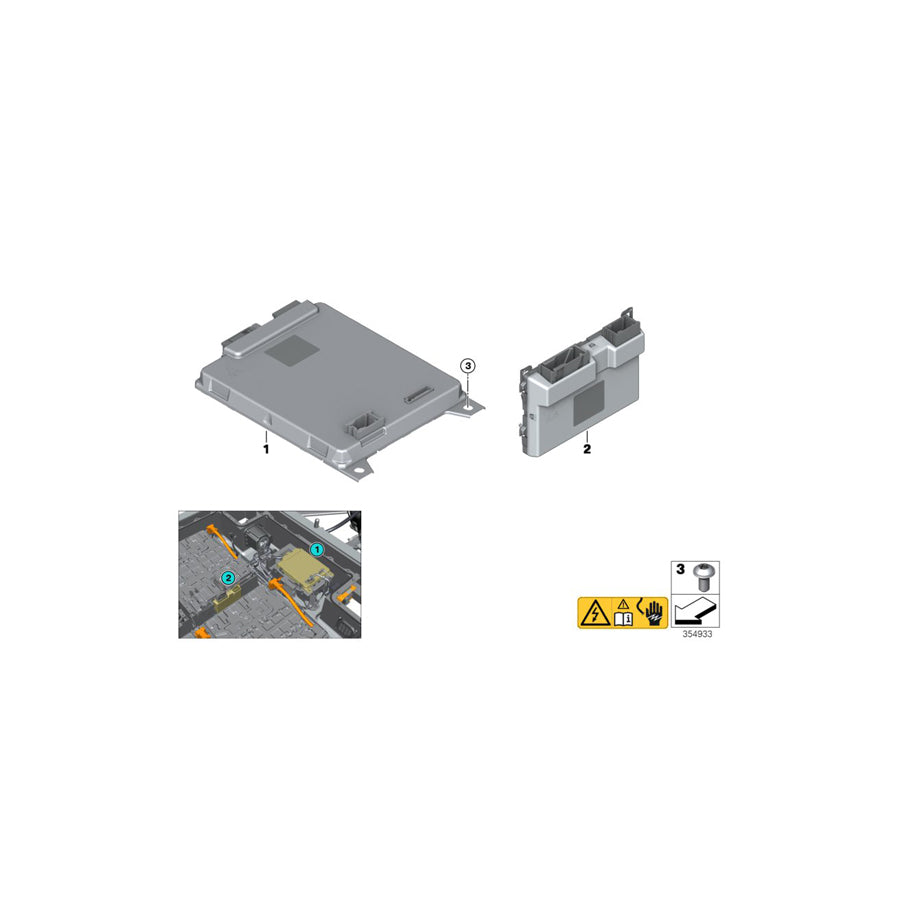 Genuine BMW 61278648060 Electronic Memory Management (Inc. i3 94Ah, i3s 94Ah Rex & i3s 94Ah) | Duco Car Parts UK Car Parts