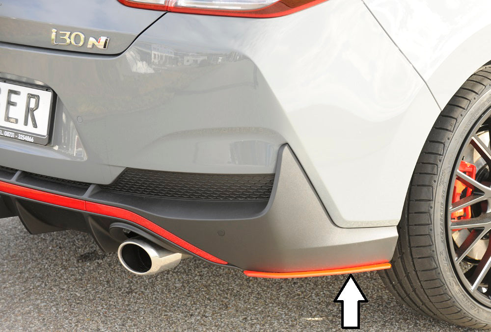 Rieger 00076008 Hyundai Right Rear Side Splitter (i30 N-Performance & i30 N)