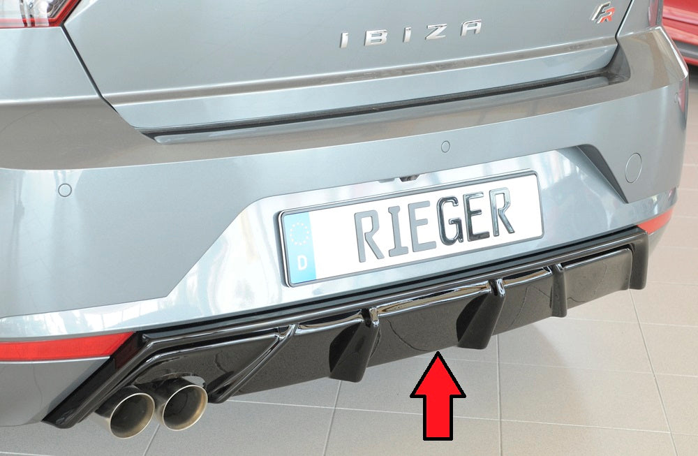 Rieger 00088168 SEAT KJ Rear Diffuser (Ibiza FR & Ibiza)