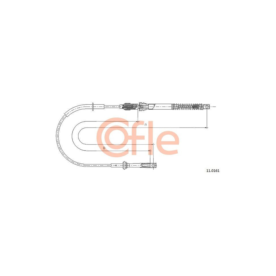 COFLE 11.0161 Throttle Cable for FORD TRANSIT | Duco Car Parts UK Car Parts