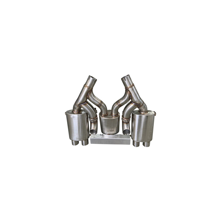Active Autowerke BMW F80 F82 Maad Maxx 3 Can Valved Rear Exhaust Section (M3 & M4)